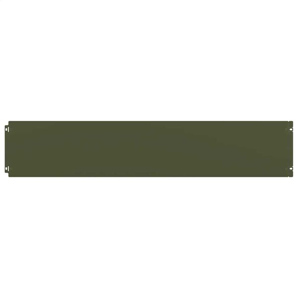 vidaXL Lawn Edgings 10 pcs Olive Green 7.9x40.6" Cold-rolled Steel