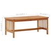 vidaXL Garden Lounge Set Acacia Solid acacia wood Medium Durable