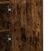 vidaXL Shoe Cabinet Smoked Oak Engineered Wood