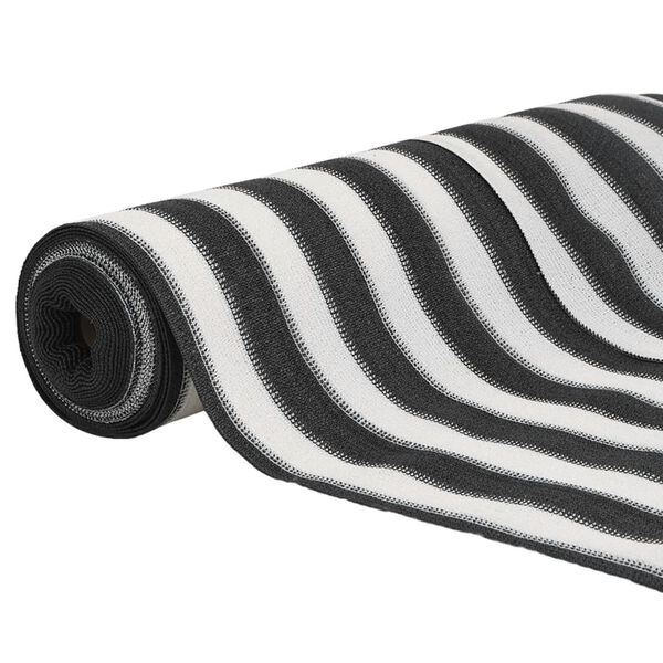 vidaXL Privacy Net Anthracite and White 4.9x164.0' HDPE 0.82 oz/ft&sup2;
