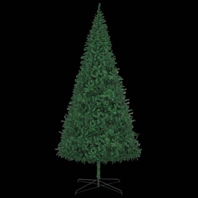 vidaXL Artificial Pre-lit Christmas Tree 157.5" Green