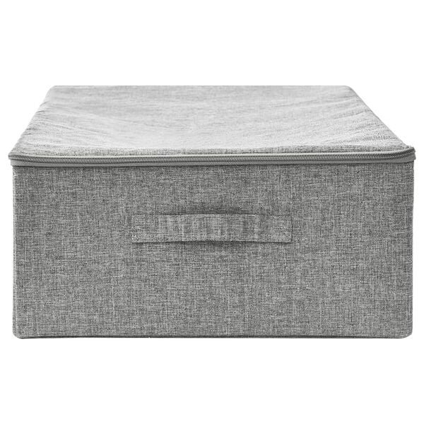 vidaXL Storage Box Fabric 27.6x15.7x7.1" Grey