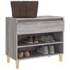 vidaXL Shoe Cabinet Grey Sonoma Engineered wood Medium Shoe Cabinet