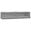 vidaXL Pallet Sofa Set Grey Solid Acacia wood Medium Modular