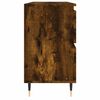 vidaXL Bathroom Cabinet Smoked Oak Engineered Wood 31.5 x 13.0 x 23.6 in