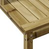 vidaXL Potting Table Natural Wood Finish