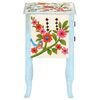 vidaXL Bedside Cabinet Multicolored Solid mango wood, MDF Medium