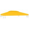 vidaXL 2-Tier Gazebo Top Cover 1 oz/ft² 13.1'x9.8' Yellow