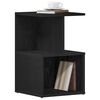 vidaXL Bedside Cabinet 2 pcs Black Oak 13.78 x 13.78 x 21.65 in