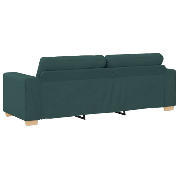 vidaXL Sofa Dark Green 87.01 x 30.71 x 31.50 in Fabric