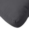 vidaXL Pallet Cushion Melange Anthracite Foam fiber and polyester