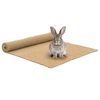 vidaXL Hemp Mat Natural 100% Hemp 3.3 x 3.3 ft Tough Hemp Mat Square