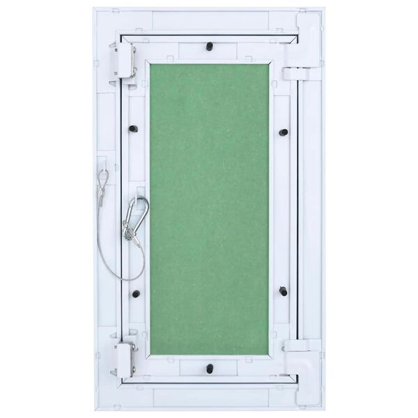 vidaXL Access Panel White 20 x 35 cm Aluminium and Plasterboard