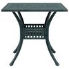 vidaXL 3 Piece Bistro Set Green Cast Aluminum