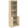 vidaXL Highboard Sonoma oak Engineered wood Tall cabinet Highboard