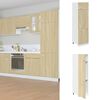 vidaXL Refrigerator Cabinet Sonoma oak Engineered wood Tall