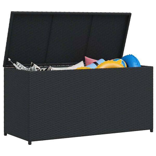vidaXL Storage Chest Black