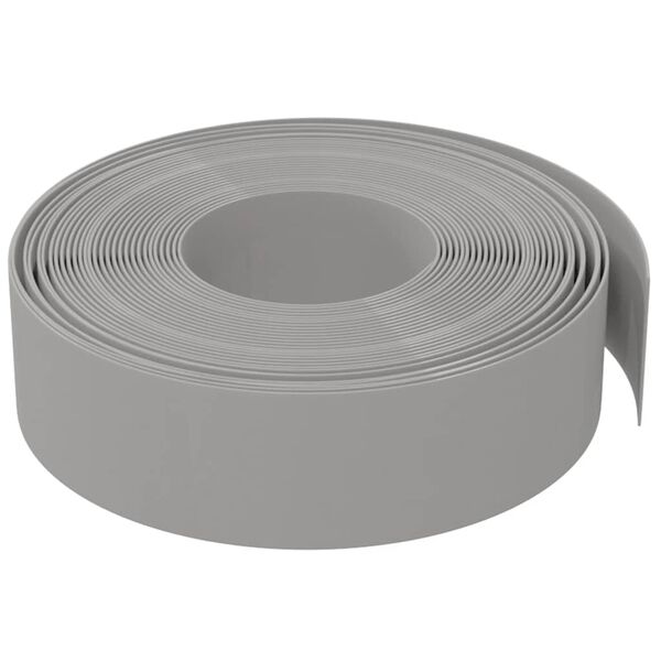 vidaXL Garden Edging Gray 32.8' 5.9" Polyethylene