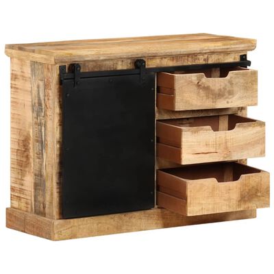 vidaXL Sideboard 31.5"x11.8"x23.6" Solid Mango Wood