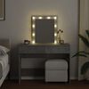 vidaXL Dressing Table Concrete Grey Engineered Wood