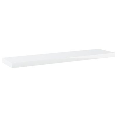 vidaXL Bookshelf Boards 4 pcs High Gloss White 15.7"x3.9"x0.6" Engineered Wood