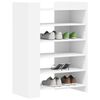 vidaXL Shoe Cabinet White Engineered wood Medium Shoe Cabinet
