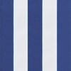 vidaXL Sun Lounger Cushion Blue and white stripe