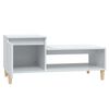 vidaXL Coffee Table High gloss white Engineered wood 39.4 x 19.7 x 17.7 in