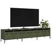 vidaXL TV Cabinet Olive Green Cold-rolled Steel Large TV Cabinet
