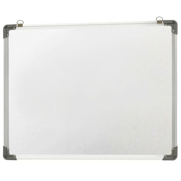 vidaXL Magnetic Dry-erase Whiteboard White 35.4x23.6" Steel