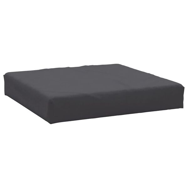 vidaXL Pallet Cushion Anthracite Oxford Fabric 23.6 in x 23.6 in x 2.4 in