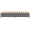 vidaXL Platform Bed Frame Light Grey 35.43 x 74.80 in Fabric