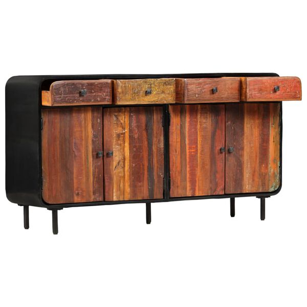 vidaXL Sideboard Solid Reclaimed Wood 55.1"x13.8"x29.9"