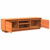 vidaXL TV Cabinet Wax Brown Solid Pine Wood TV Cabinet Rectangular