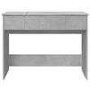 vidaXL Dressing Table Concrete Grey Engineered Wood, Glass Medium