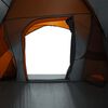 vidaXL Family Tent Cabin 6-Person Grey and Orange Waterproof