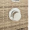 vidaXL Garden Shower Beige 60 x 80 x 214 cm Poly rattan