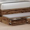 vidaXL Bed Drawers Old Wood 35.43 x 14.37 x 6.50 in Engineered Wood