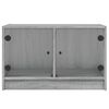 vidaXL TV Cabinet Grey sonoma Engineered wood Medium TV Cabinet