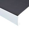 Awning Manual White 137.80" x 98.43" Metal