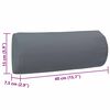 vidaXL Deck Chair Headrest Grey Textilene 15.7x3.0x5.9 in Chair Cushion