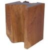 vidaXL Stool Brown Solid teak wood Medium-sized Statement Piece Stool
