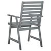 vidaXL Patio Dining Chairs with Cushions 3 pcs Solid Acacia Wood (312416+314912)