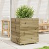vidaXL Garden Planter Natural Wood Vacuum pressure impregnated pinewood