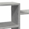 vidaXL Wall Shelf Concrete gray Engineered wood 50.8x7.1x16.5 in