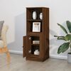 vidaXL Highboard Brown Oak Engineered Wood Medium Highboard