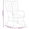 vidaXL Rocking Chair Mustard Yellow
