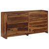vidaXL Drawer Cabinet Natural Acacia Solid Acacia wood Medium