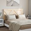 vidaXL Headboard Natural Pine Solid Pine Wood Double Durable Headboard
