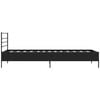 vidaXL Bed Frame Black Engineered Wood Small Single Durable Bed Frame